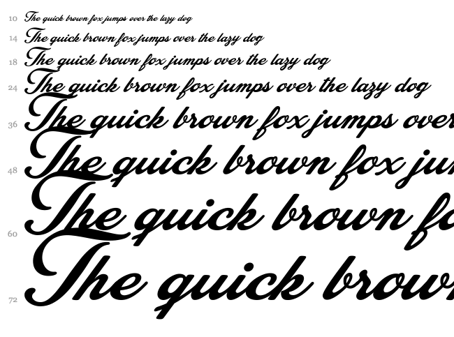 Blessed font waterfall